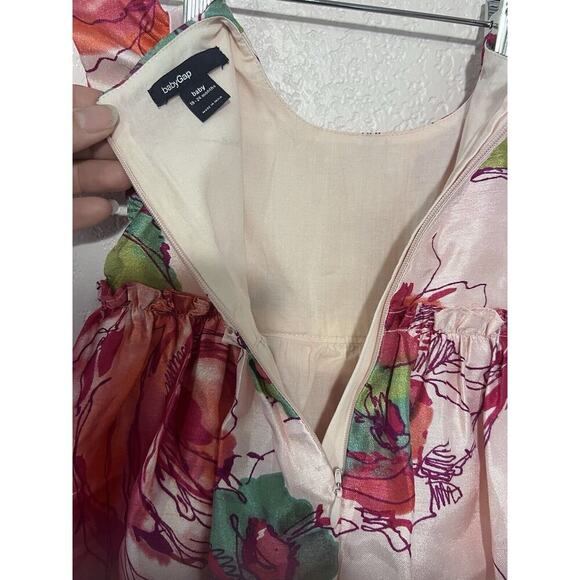 Baby Gap Baby Girls Floral Dress Holiday Bubble Size 18 - 24 Months 2T Party - Picture 8 of 8